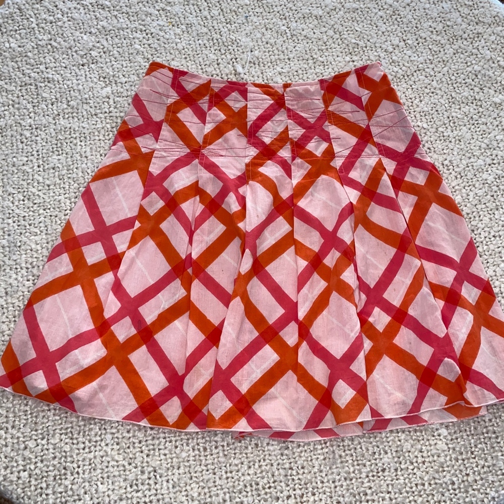 ANTHROPOLOGIE/LUX LUX LUX 100% cotton skirt! 7